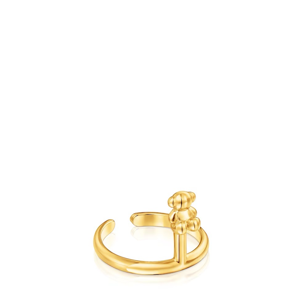 Tous Gold-Tone Adjustable Ring